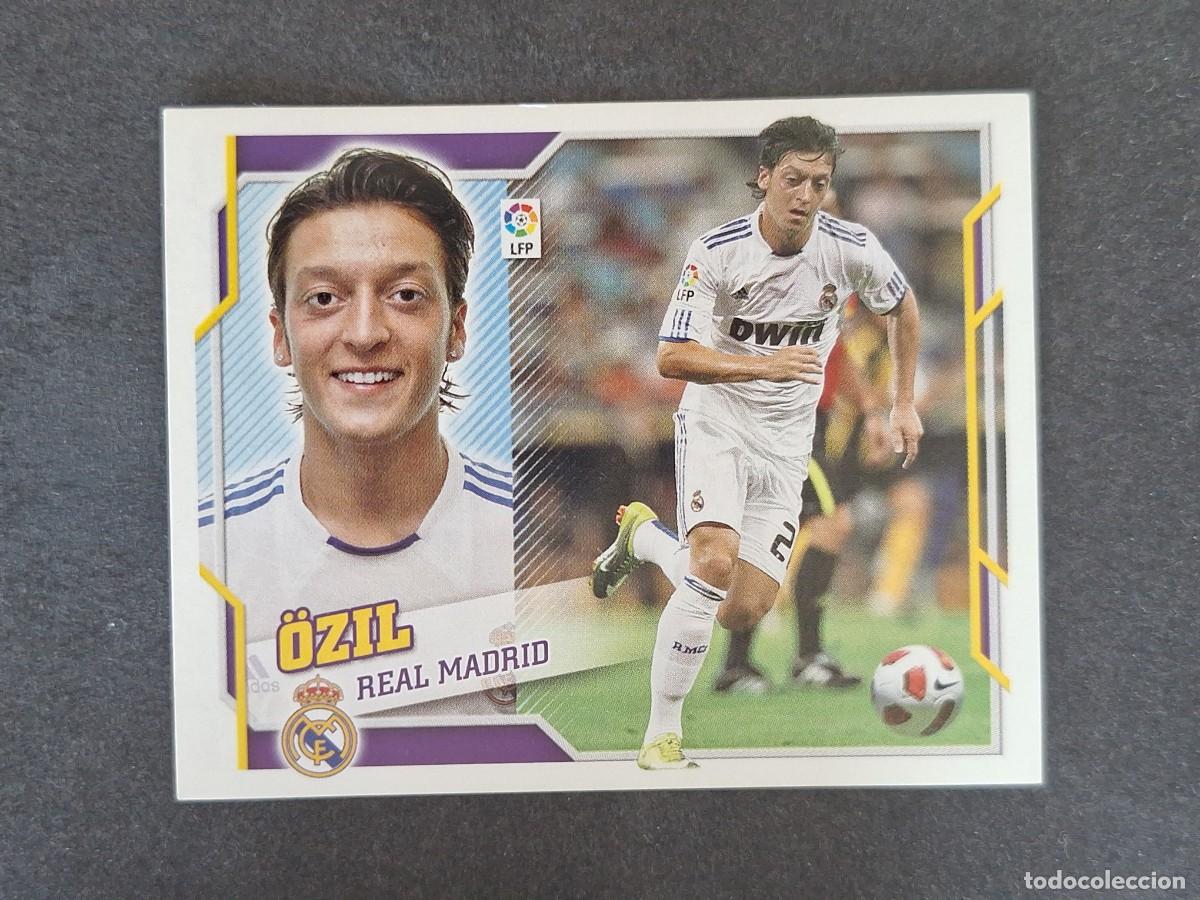Fu&szlig;ball-Sticker: L4 &Ouml;ZIL REAL MADRID FICHAJE 51 LIGA ESTE 2010 2011 10 11 NUNCA PEGADO SIN PEGAR