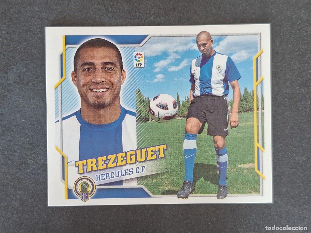 Cromos de f&uacute;tbol: L4 TREZEGUET HERCULES C. F. FICHAJE 52 LIGA ESTE 2010 2011 10 11 NUNCA PEGADO SIN PEGAR