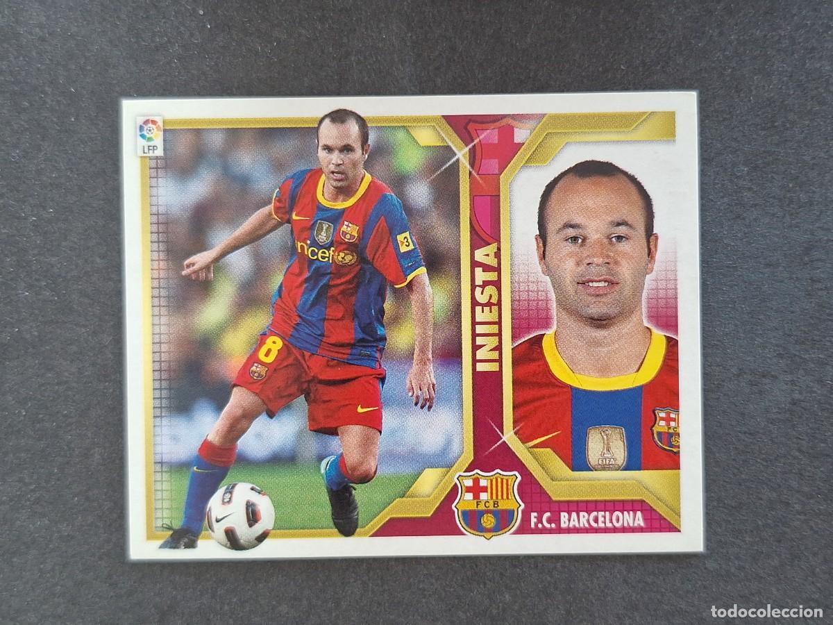 Cromos de f&uacute;tbol: L3 INIESTA F. C. BARCELONA LIGA ESTE 2011 2012 11 12 NUNCA PEGADO SIN PEGAR