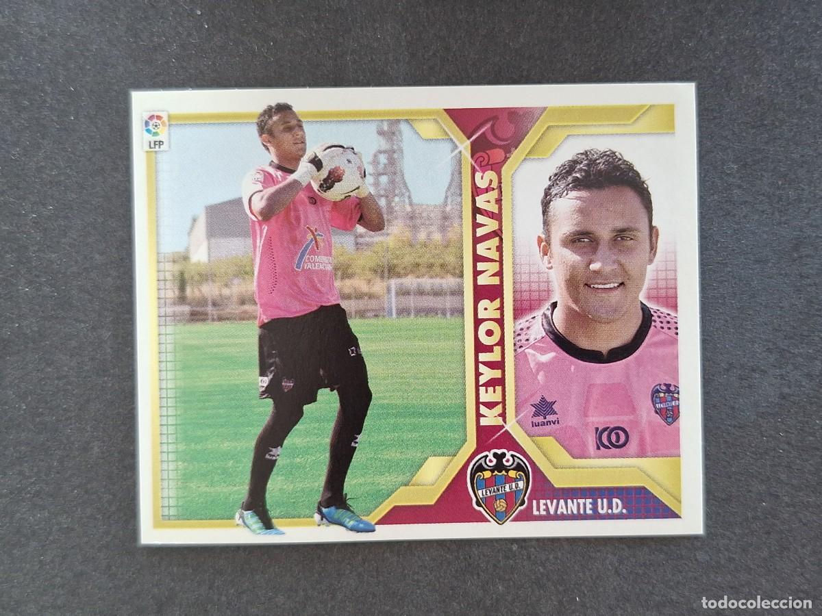 Cromos de f&uacute;tbol: L3 KEYLOR NAVAS ROOKIE LEVANTE U. D. LIGA ESTE 2011 2012 11 12 NUNCA PEGADO SIN PEGAR
