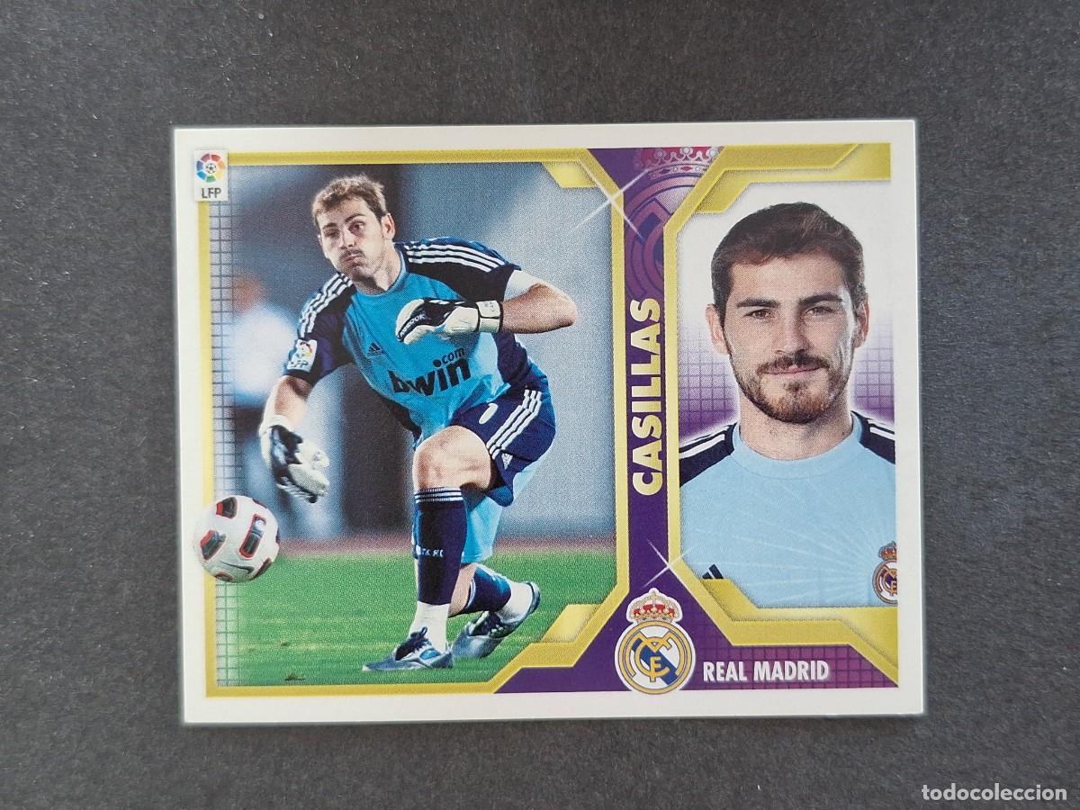Cromos de f&uacute;tbol: L3 CASILLAS REAL MADRID LIGA ESTE 2011 2012 11 12 NUNCA PEGADO SIN PEGAR