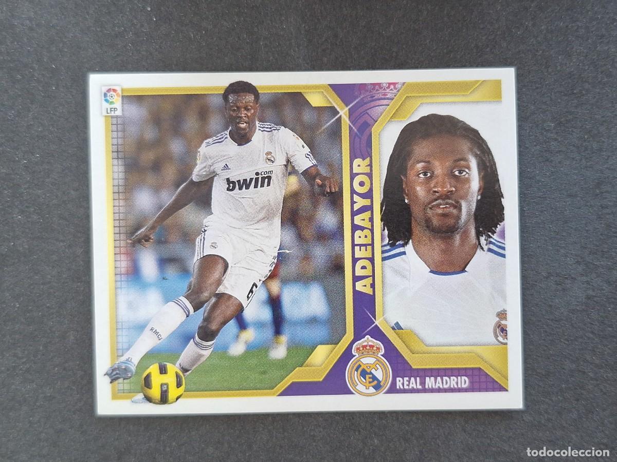 Cromos de f&uacute;tbol: L3 ADEBAYOR REAL MADRID LIGA ESTE 2011 2012 11 12 NUNCA PEGADO SIN PEGAR