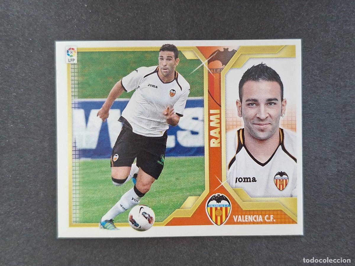 Cromos de f&uacute;tbol: L3 RAMI VALENCIA C. F. LIGA ESTE 2011 2012 11 12 NUNCA PEGADO SIN PEGAR