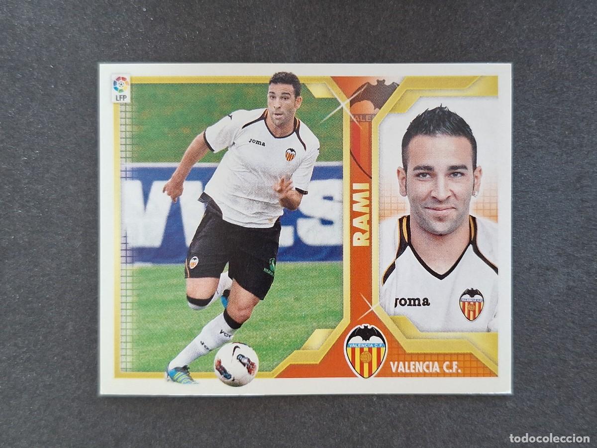 Cromos de f&uacute;tbol: L3 RAMI VALENCIA C. F. LIGA ESTE 2011 2012 11 12 NUNCA PEGADO SIN PEGAR