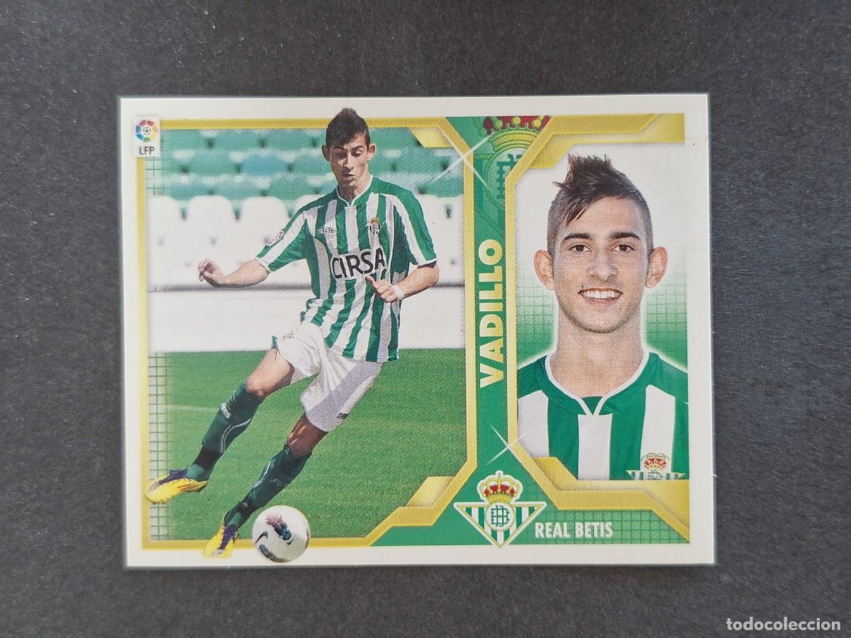 Cromos de f&uacute;tbol: L3 VADILLO REAL BETIS BALOMPIE COLOCA LIGA ESTE 2011 2012 11 12 NUNCA PEGADO SIN PEGAR
