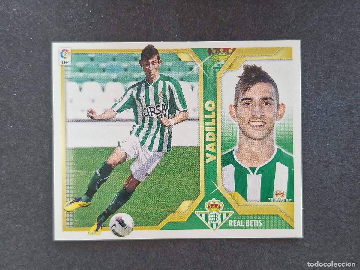 Cromos de f&uacute;tbol: L3 VADILLO REAL BETIS BALOMPIE COLOCA LIGA ESTE 2011 2012 11 12 NUNCA PEGADO SIN PEGAR