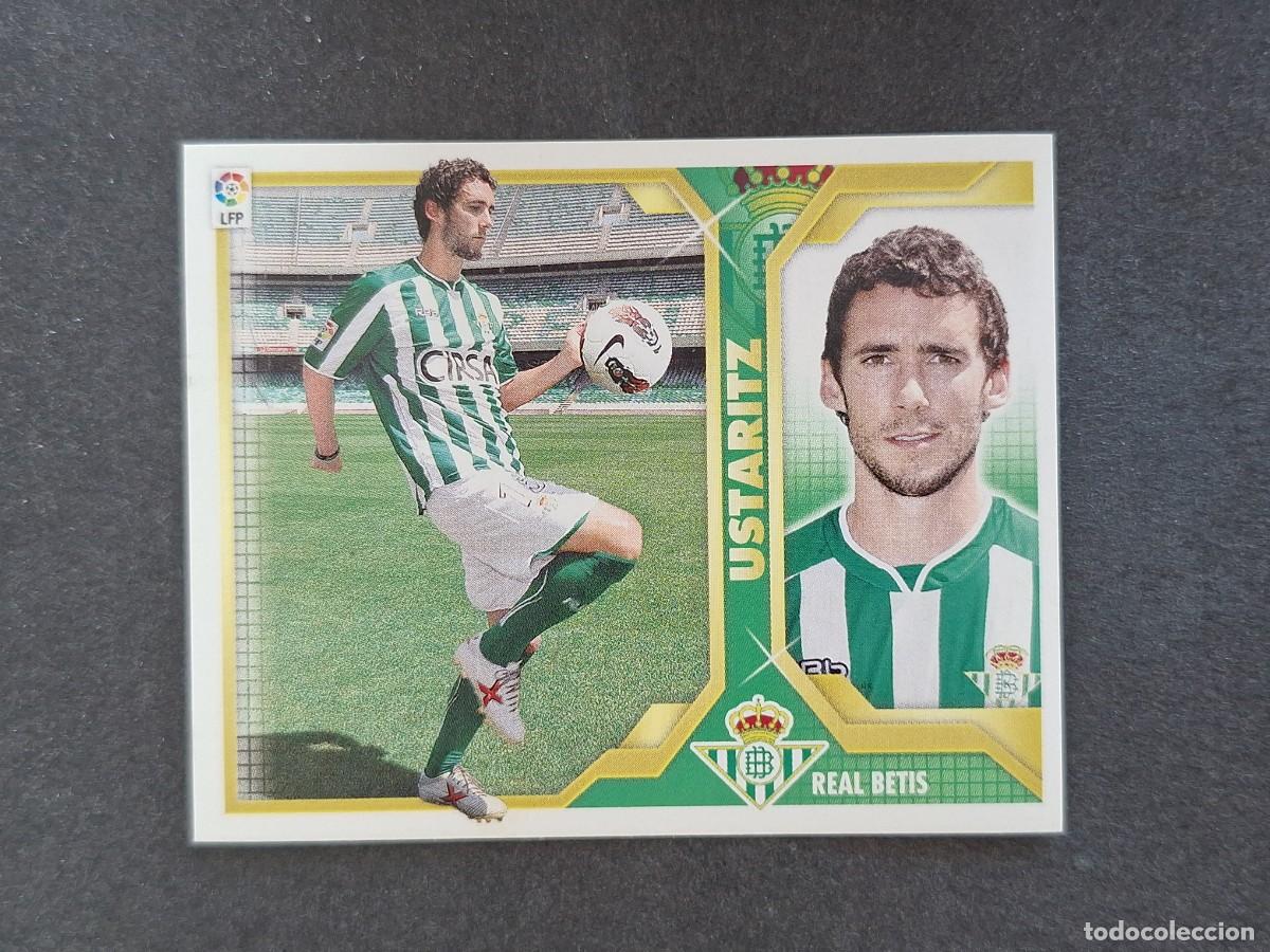 Cromos de f&uacute;tbol: L3 USTARITZ REAL BETIS BALOMPIE COLOCA LIGA ESTE 2011 2012 11 12 NUNCA PEGADO SIN PEGAR
