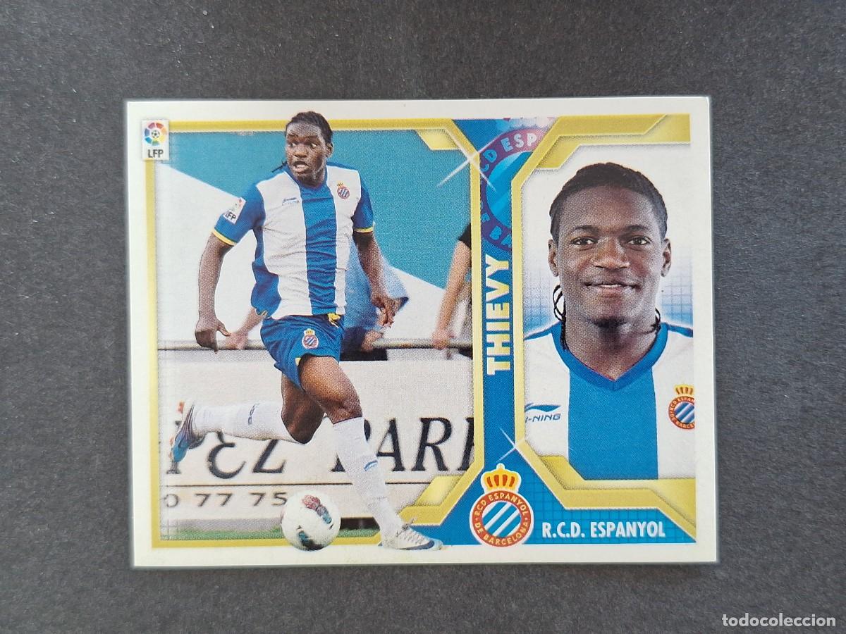 Cromos de f&uacute;tbol: L3 THIEVY R. C. D. ESPA&Ntilde;OL COLOCA LIGA ESTE 2011 2012 11 12 NUNCA PEGADO SIN PEGAR