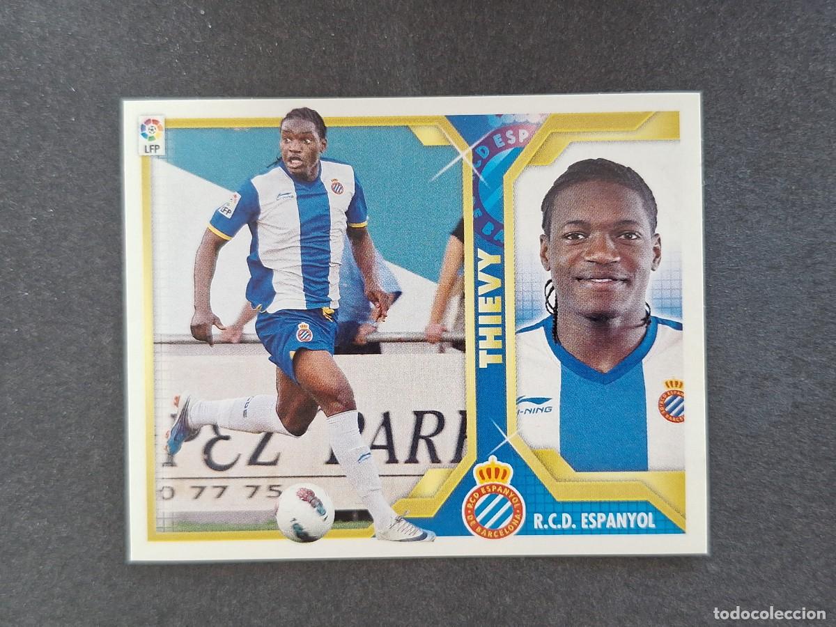 Cromos de f&uacute;tbol: L3 THIEVY R. C. D. ESPA&Ntilde;OL COLOCA LIGA ESTE 2011 2012 11 12 NUNCA PEGADO SIN PEGAR