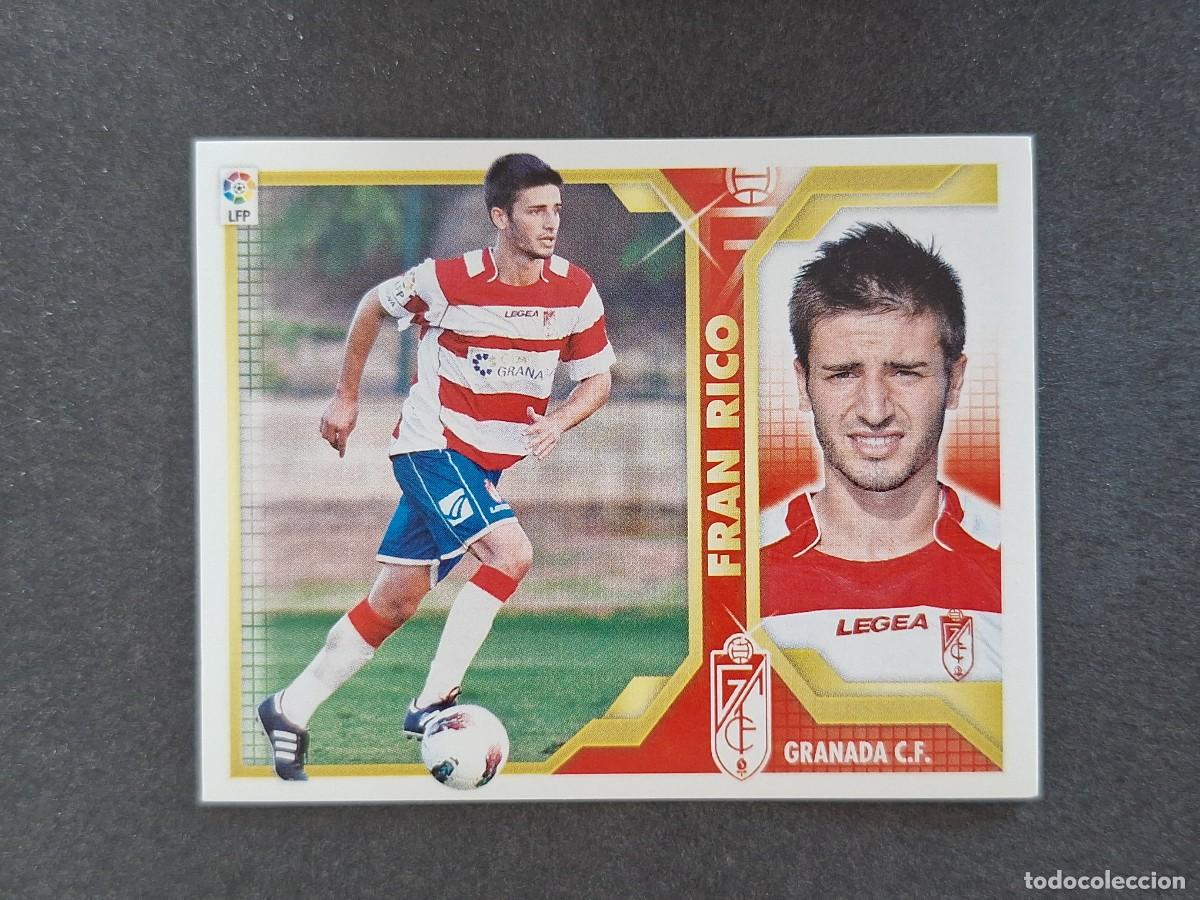 Cromos de f&uacute;tbol: L3 FRAN RICO GRANADA C. F. COLOCA LIGA ESTE 2011 2012 11 12 NUNCA PEGADO SIN PEGAR