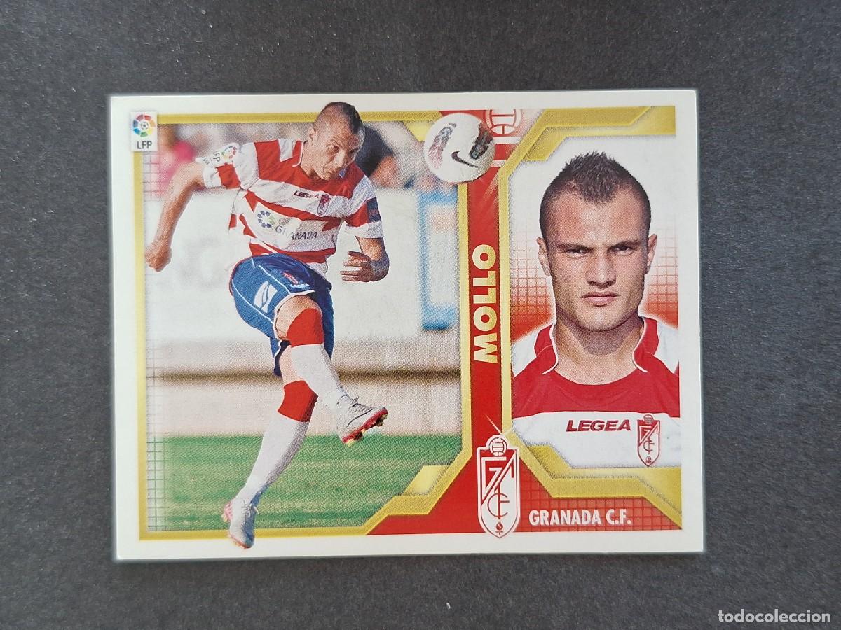 Cromos de f&uacute;tbol: L3 MOLLO GRANADA C. F. COLOCA LIGA ESTE 2011 2012 11 12 NUNCA PEGADO SIN PEGAR
