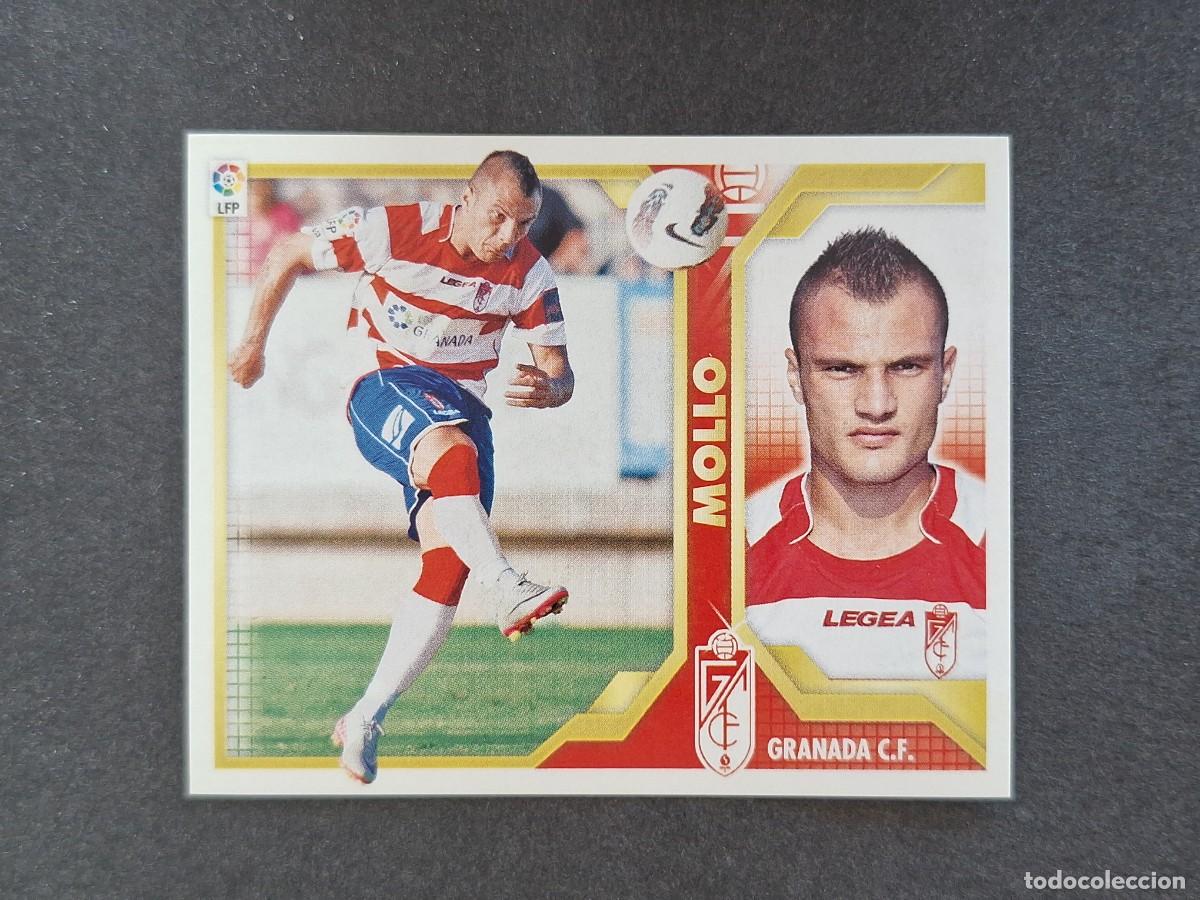 Cromos de f&uacute;tbol: L3 MOLLO GRANADA C. F. COLOCA LIGA ESTE 2011 2012 11 12 NUNCA PEGADO SIN PEGAR