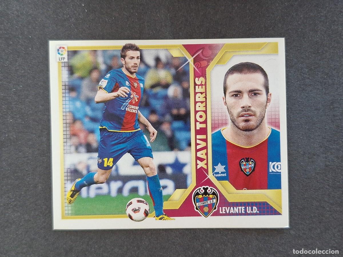 Cromos de f&uacute;tbol: L3 XAVI TORRES LEVANTE U. D COLOCA LIGA ESTE 2011 2012 11 12 NUNCA PEGADO SIN PEGAR