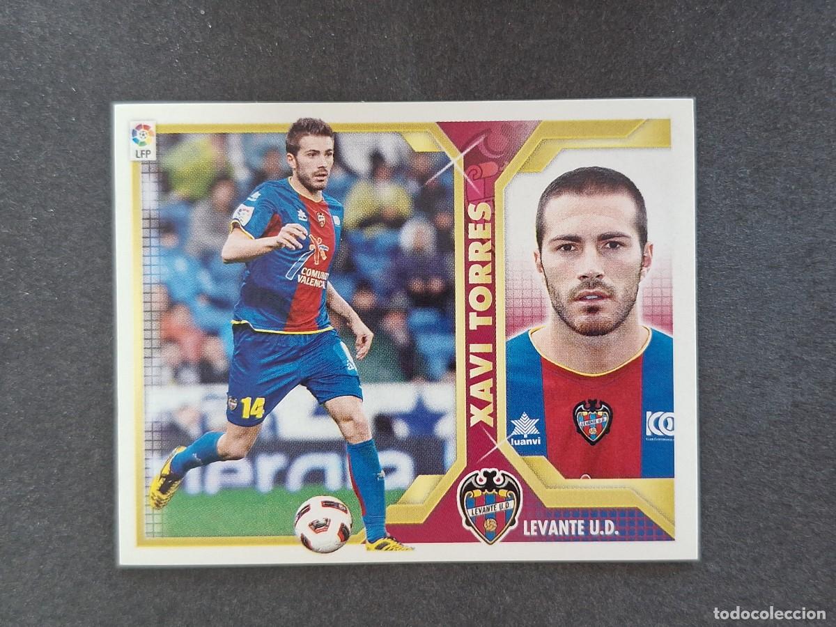 Cromos de f&uacute;tbol: L3 XAVI TORRES LEVANTE U. D COLOCA LIGA ESTE 2011 2012 11 12 NUNCA PEGADO SIN PEGAR