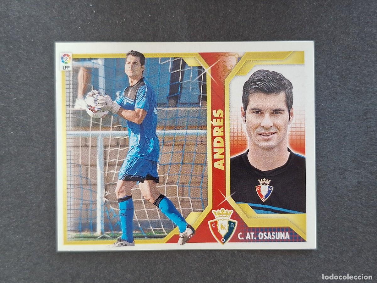 Cromos de f&uacute;tbol: L3 ANDRES C. A. OSASUNA COLOCA LIGA ESTE 2011 2012 11 12 NUNCA PEGADO SIN PEGAR