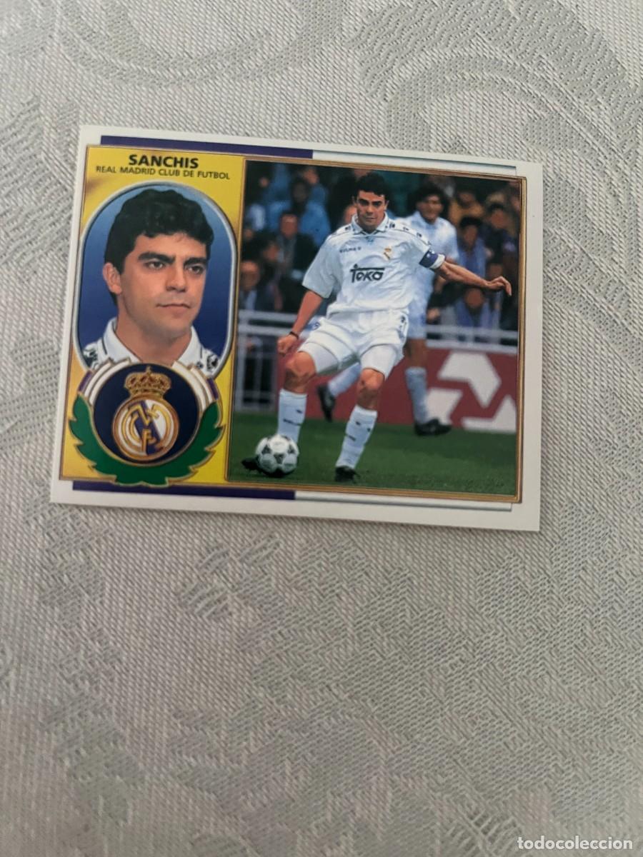 Cromos de f&uacute;tbol: SANCH&Iacute;S REAL MADRID SIN PEGAR LIGA ESTE 1996 1997