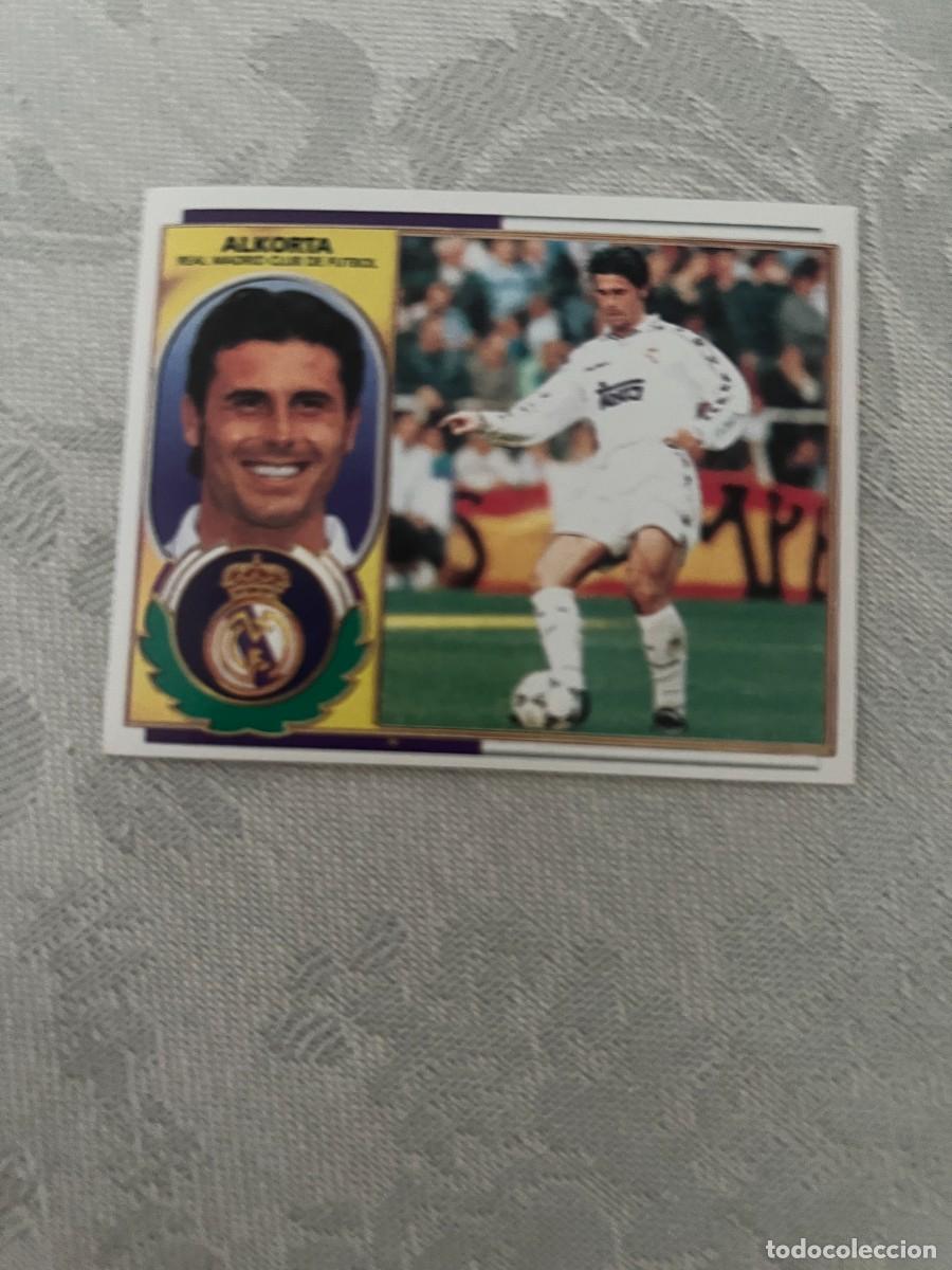 Cromos de f&uacute;tbol: ALKORTA REAL MADRID SIN PEGAR LIGA ESTE 1996 1997