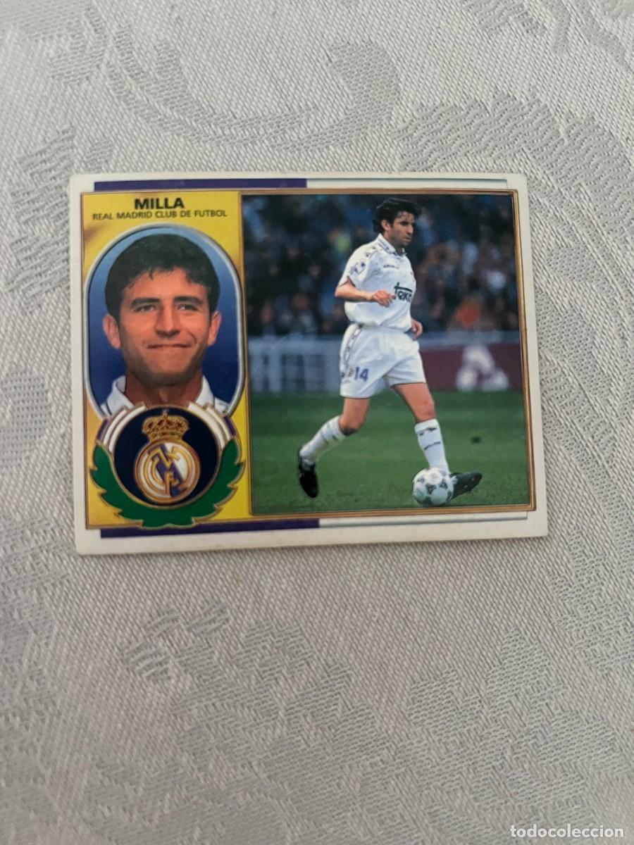 Cromos de f&uacute;tbol: MILLA REAL MADRID SIN PEGAR LIGA ESTE 1996 1997