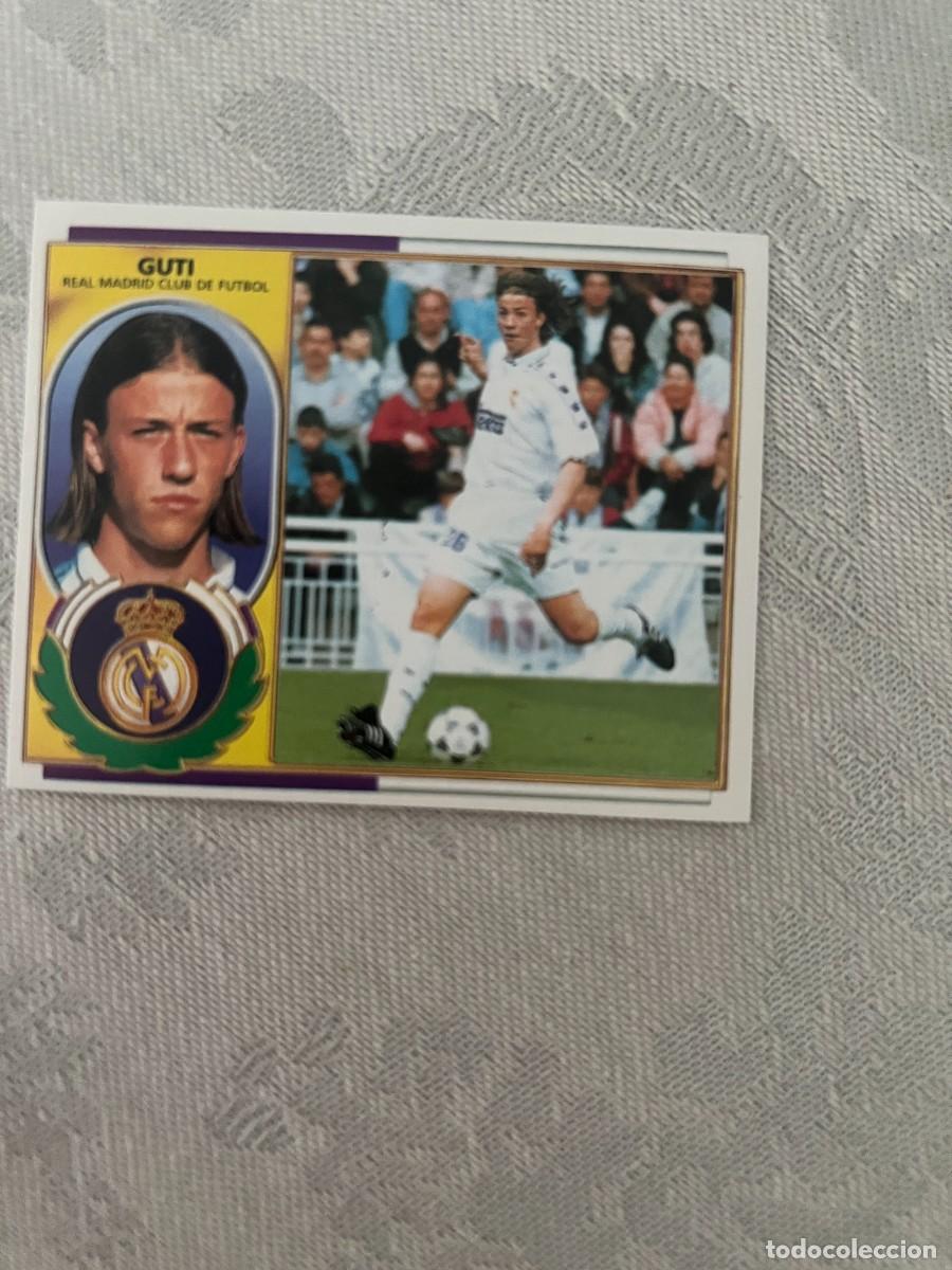 Cromos de f&uacute;tbol: GUTI REAL MADRID SIN PEGAR LIGA ESTE 1996 1997