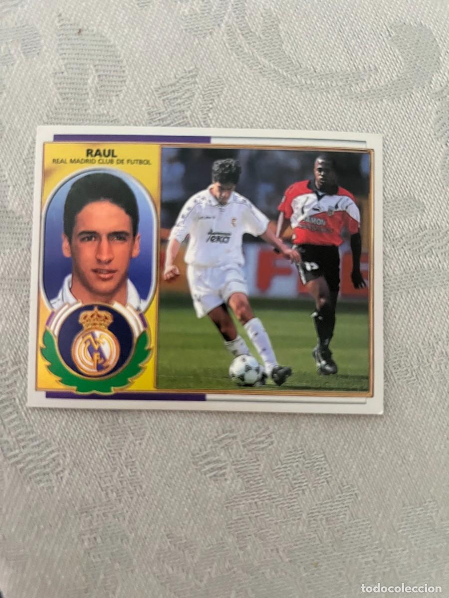Cromos de f&uacute;tbol: RA&Uacute;L REAL MADRID SIN PEGAR LIGA ESTE 1996 1997