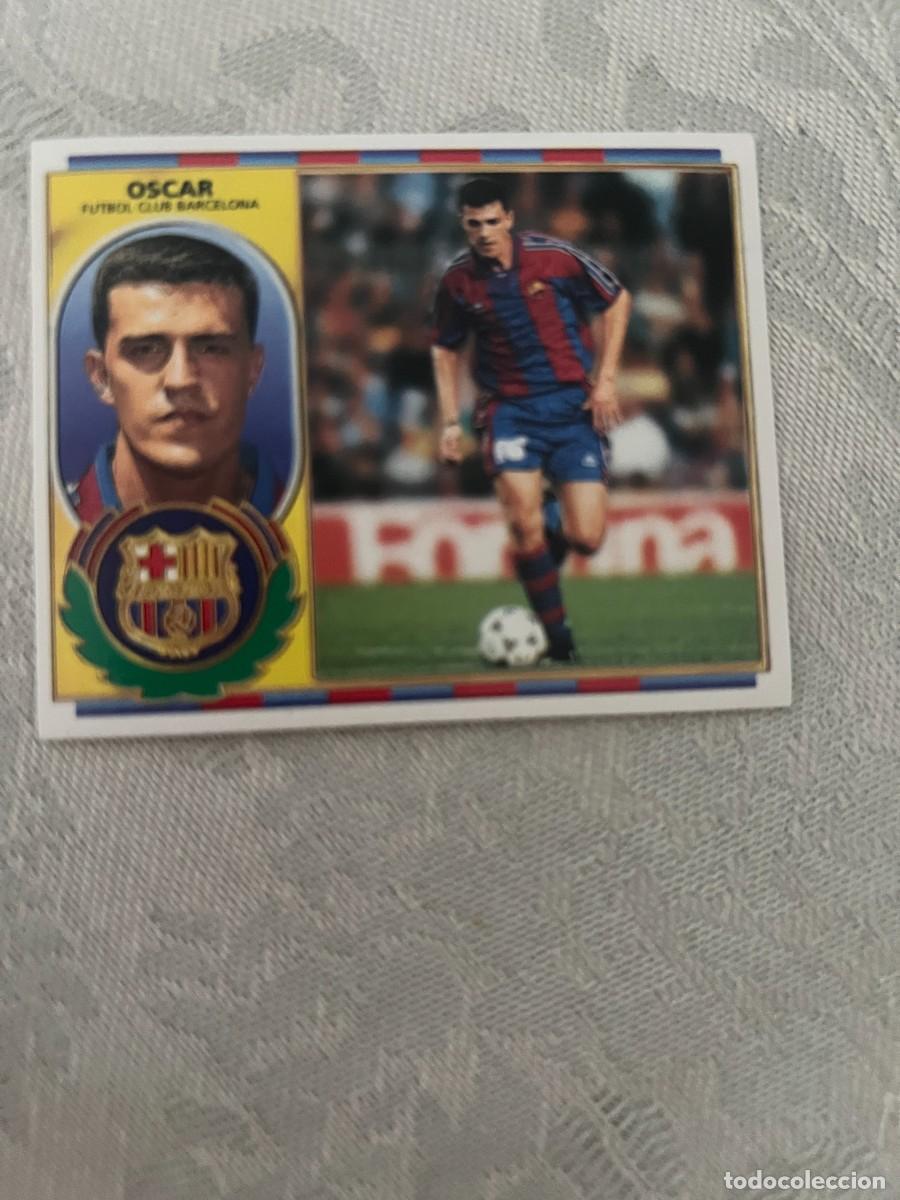 Cromos de f&uacute;tbol: OSCAR BARCELONA SIN PEGAR LIGA ESTE 1996 1997