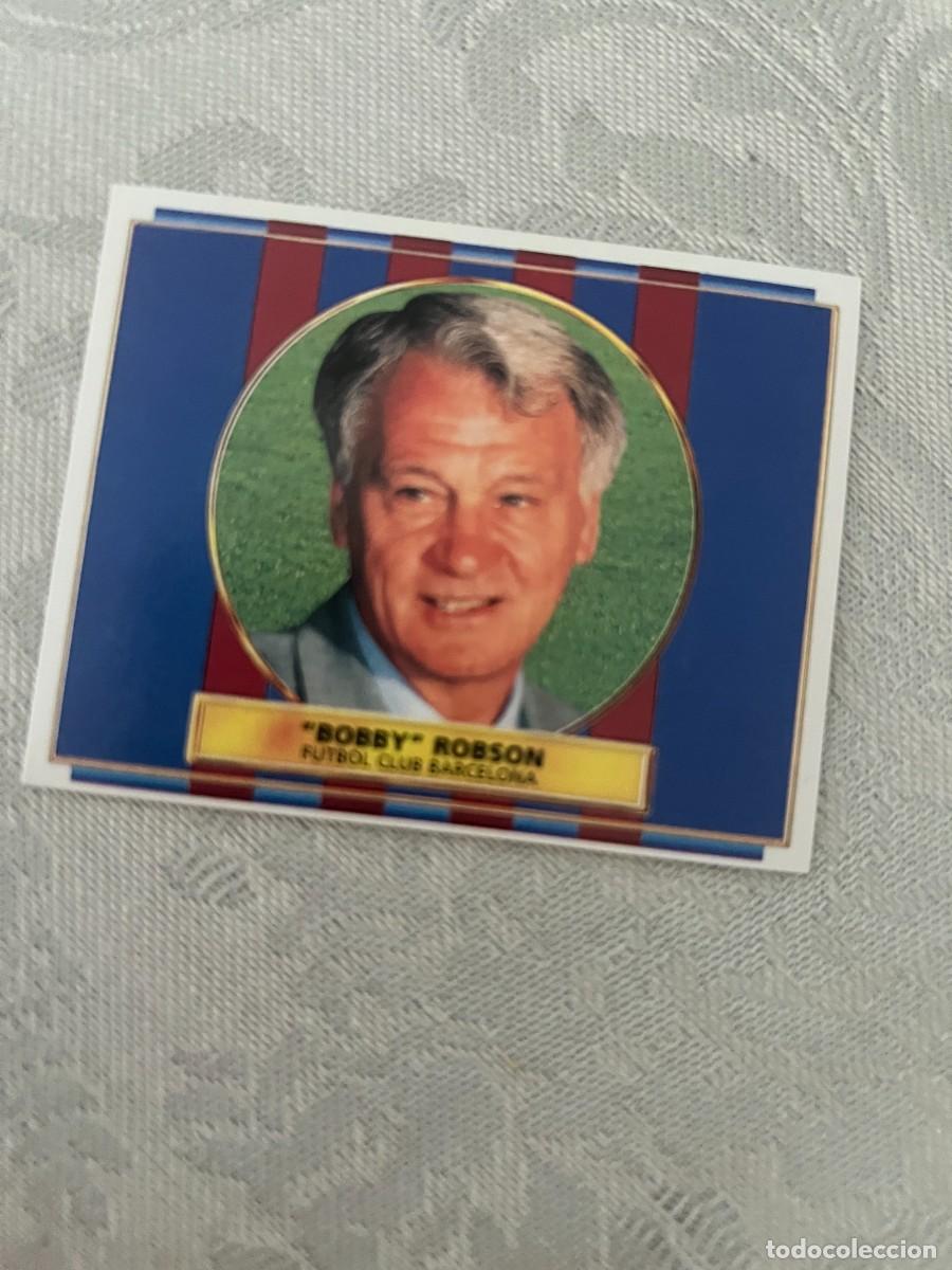Cromos de f&uacute;tbol: BOBBY ROBSON ENTRENADOR BARCELONA SIN PEGAR LIGA ESTE 1996 1997