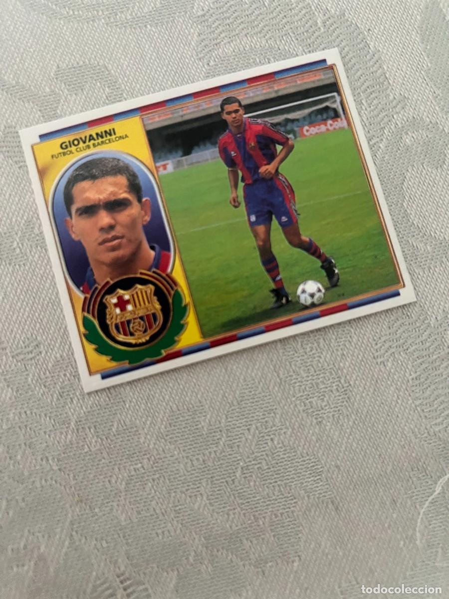 Cromos de f&uacute;tbol: GIOVANNI BARCELONA SIN PEGAR LIGA ESTE 1996 1997