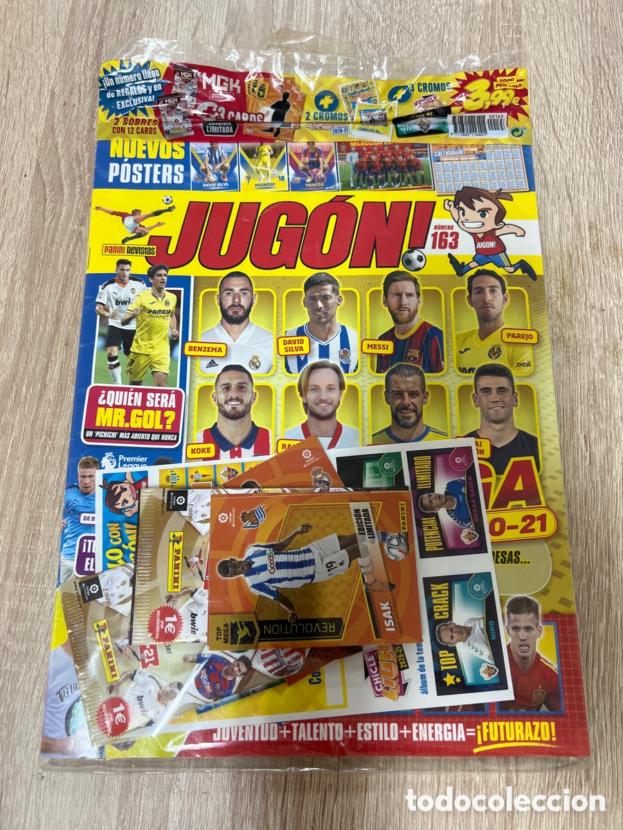 Cartes &agrave; collectionner de Football: REVISTA JUGON N&ordm; 163 SIN ABRIR ANSU FATIROOKIE
