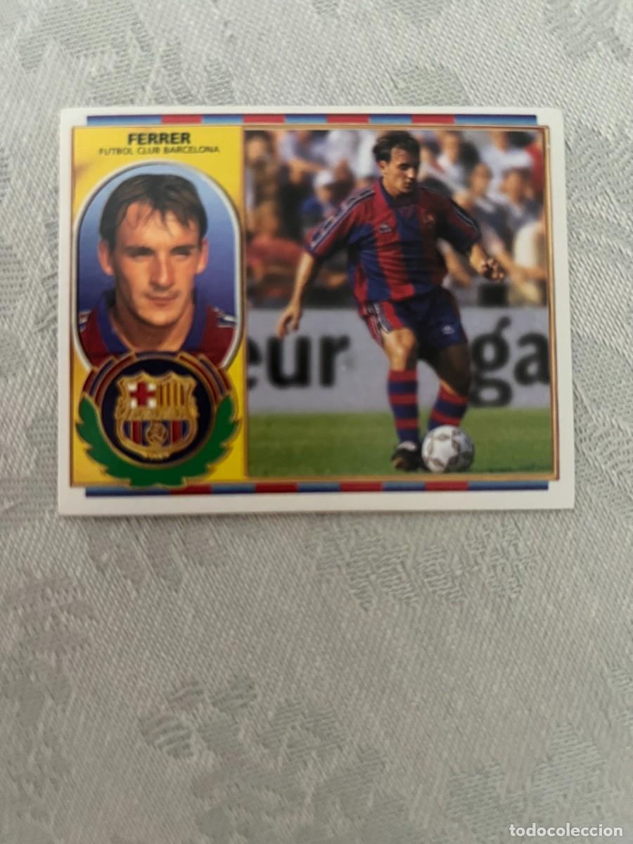 Cromos de f&uacute;tbol: FERRER BARCELONA SIN PEGAR LIGA ESTE 1996 1997