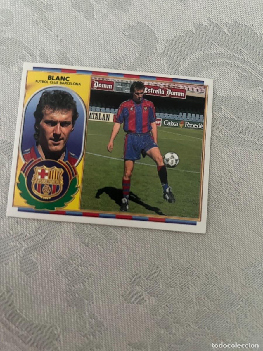 Cromos de f&uacute;tbol: BLANC BARCELONA SIN PEGAR LIGA ESTE 1996 1997