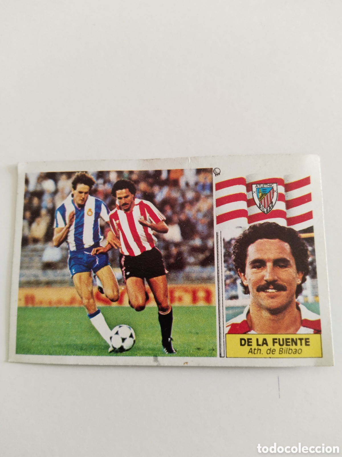 Cromos de f&uacute;tbol: Cromo Luis de Fuente