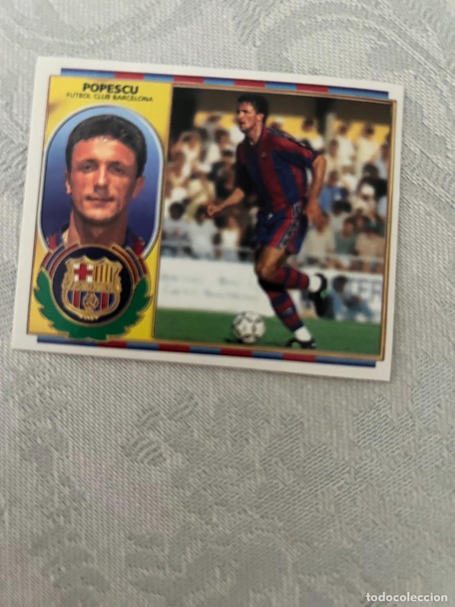Cromos de f&uacute;tbol: POPESCU BARCELONA SIN PEGAR LIGA ESTE 1996 1997