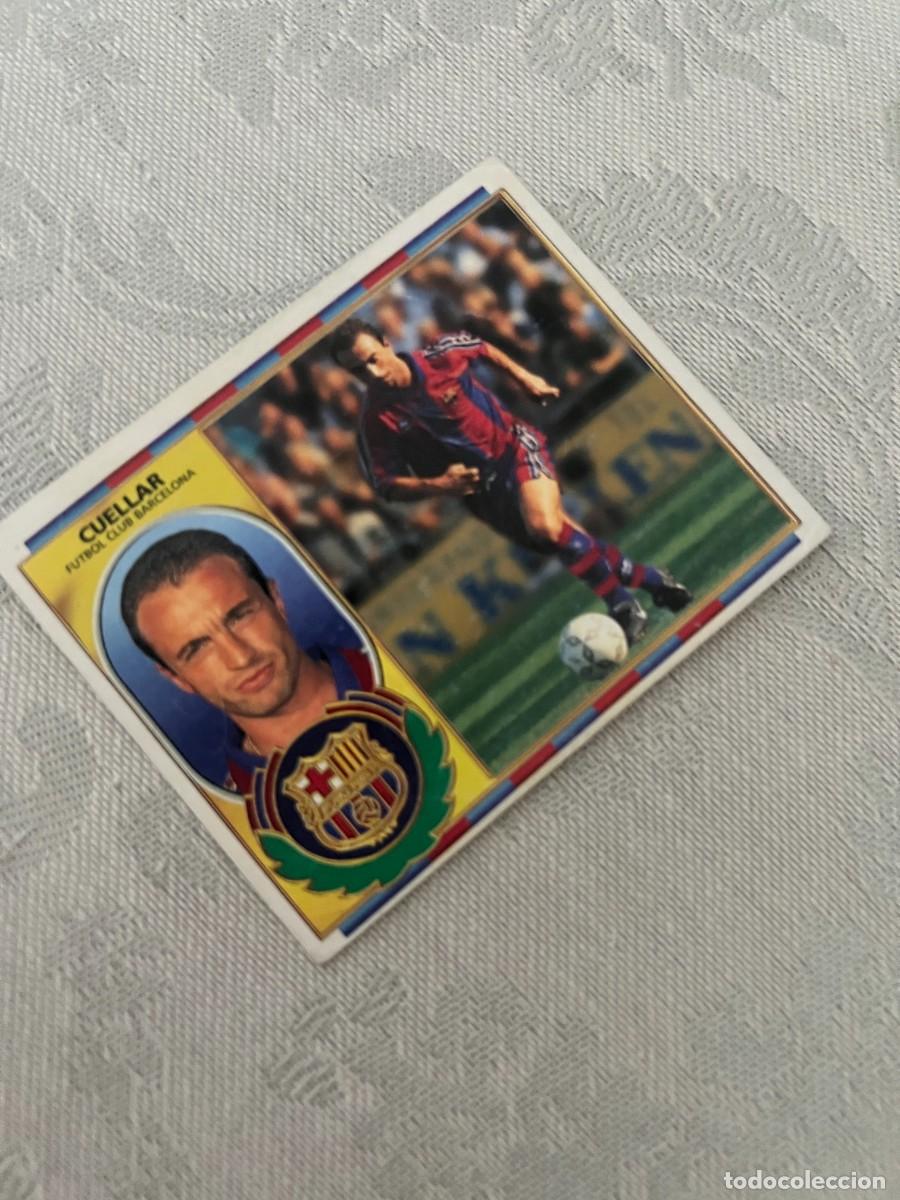 Cromos de f&uacute;tbol: CUELLAR BARCELONA SIN PEGAR LIGA ESTE 1996 1997