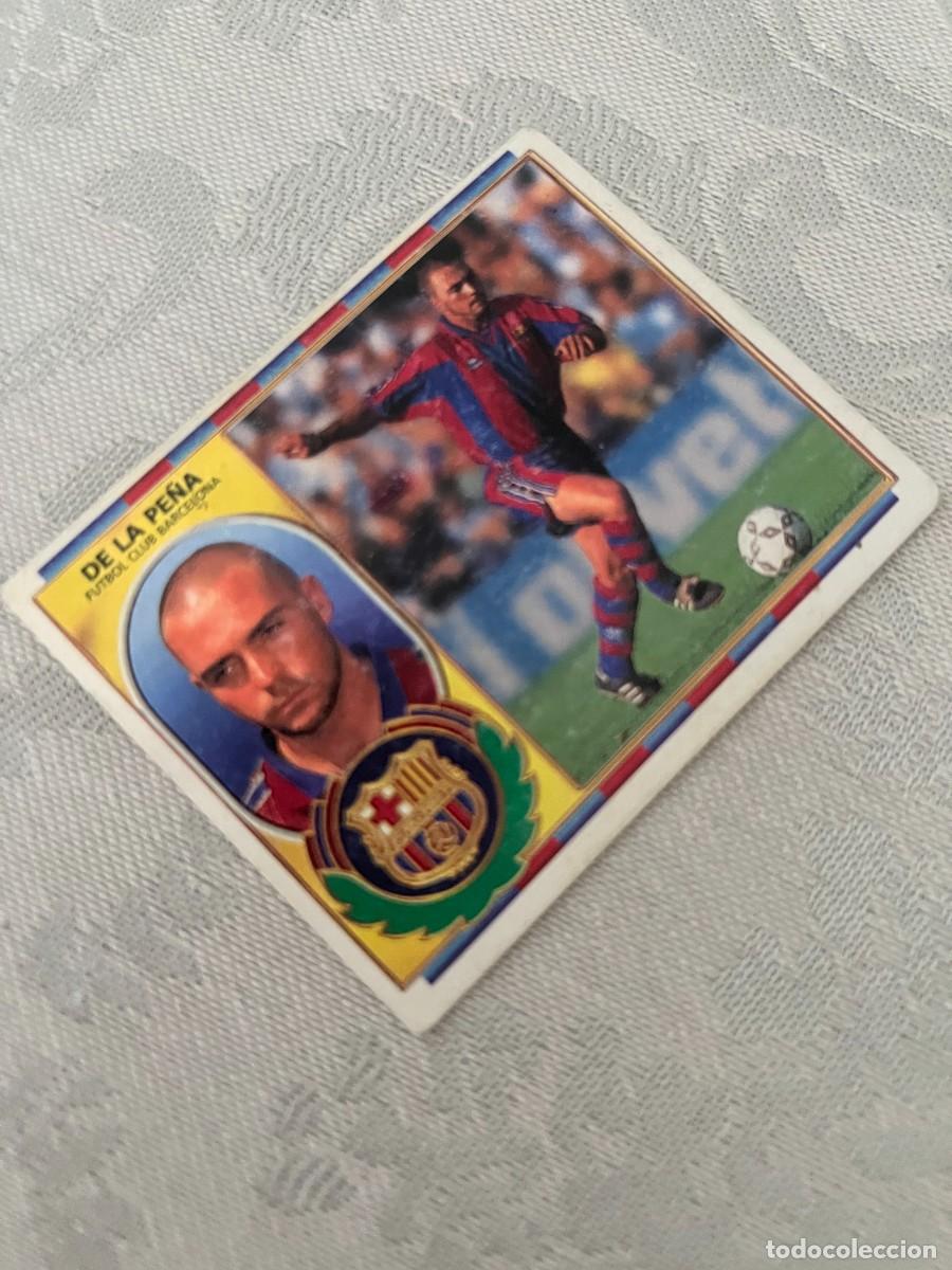 Cromos de f&uacute;tbol: DE LA PE&Ntilde;A BARCELONA SIN PEGAR LIGA ESTE 1996 1997