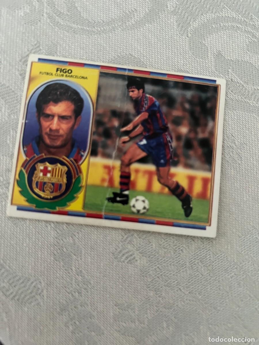 Cromos de f&uacute;tbol: FIGO BARCELONA SIN PEGAR LIGA ESTE 1996 1997