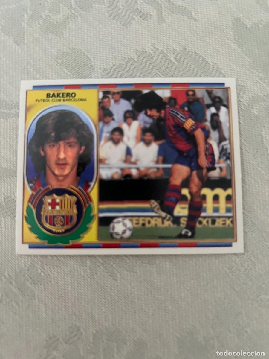 Cromos de f&uacute;tbol: BAKERO BARCELONA SIN PEGAR LIGA ESTE 1996 1997