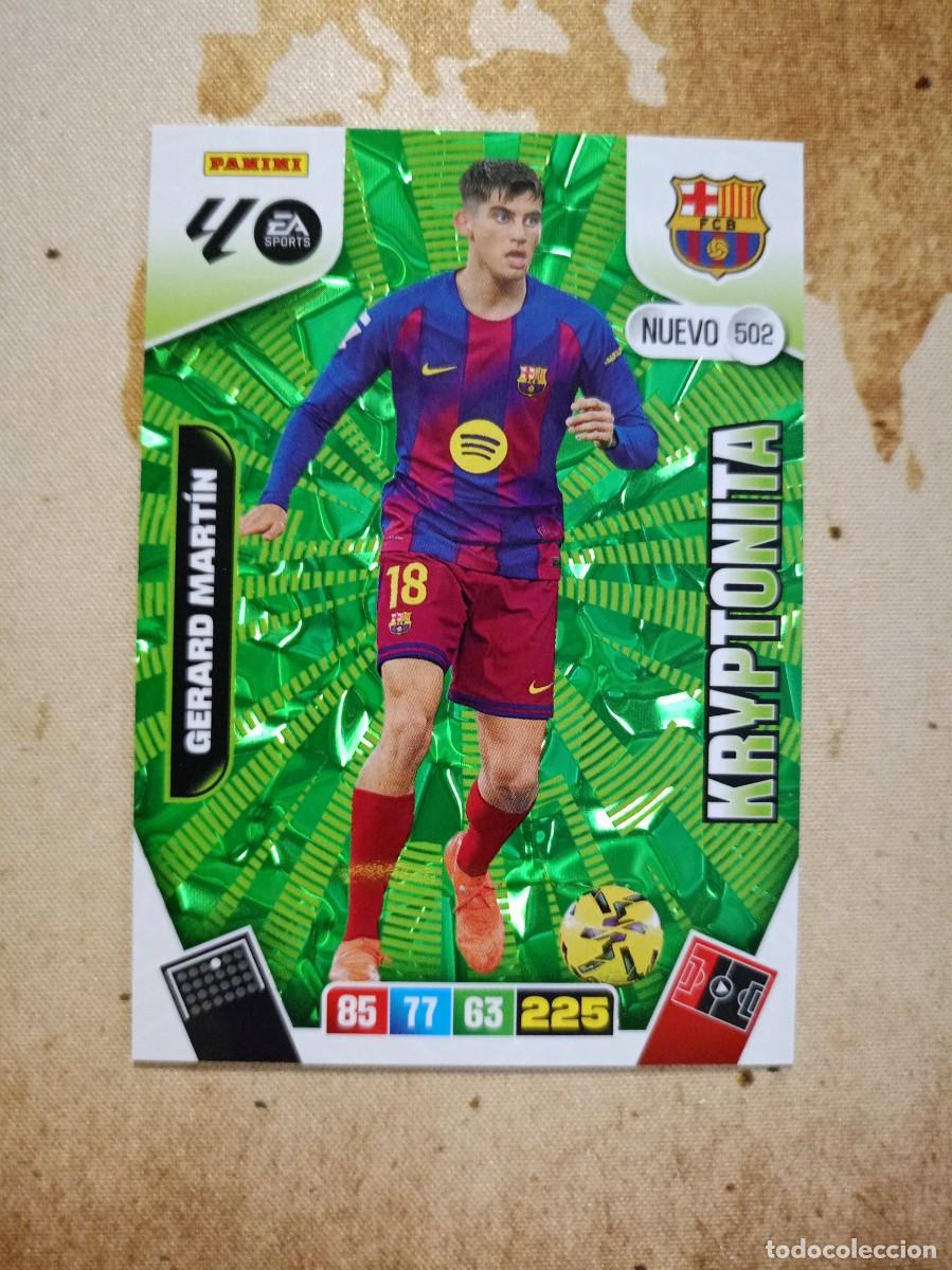 Cromos de f&uacute;tbol: Kryptonita 502 GERARD MART&Iacute;N Adrenalyn 2025-26