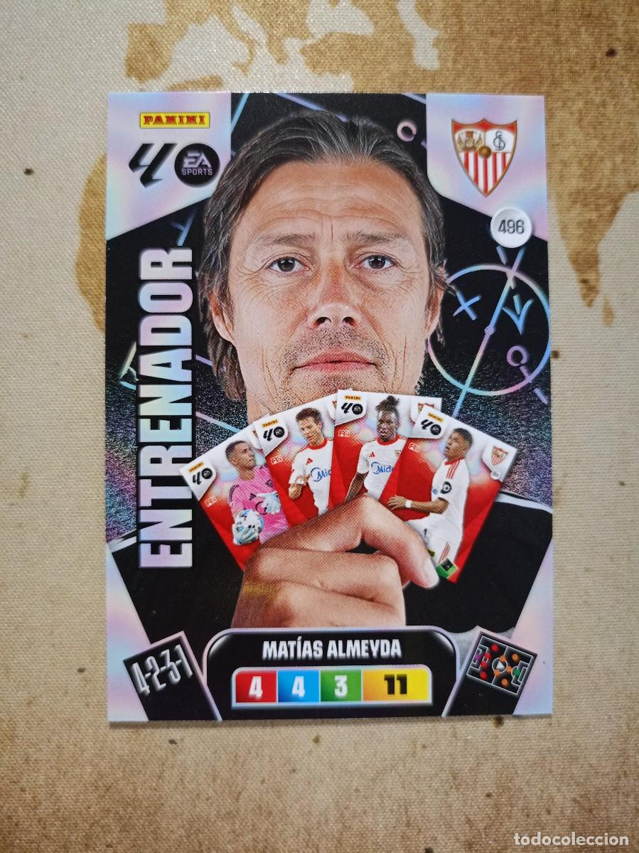Cromos de f&uacute;tbol: Entrenador 496 MAT&Iacute;AS ALMEYDA Adrenalyn 2025-26