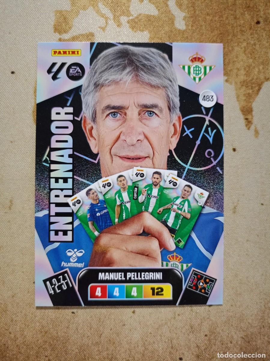 Cartes &agrave; collectionner de Football: Entrenador 483 MANUEL PELLEGRINI Adrenalyn 2025-26