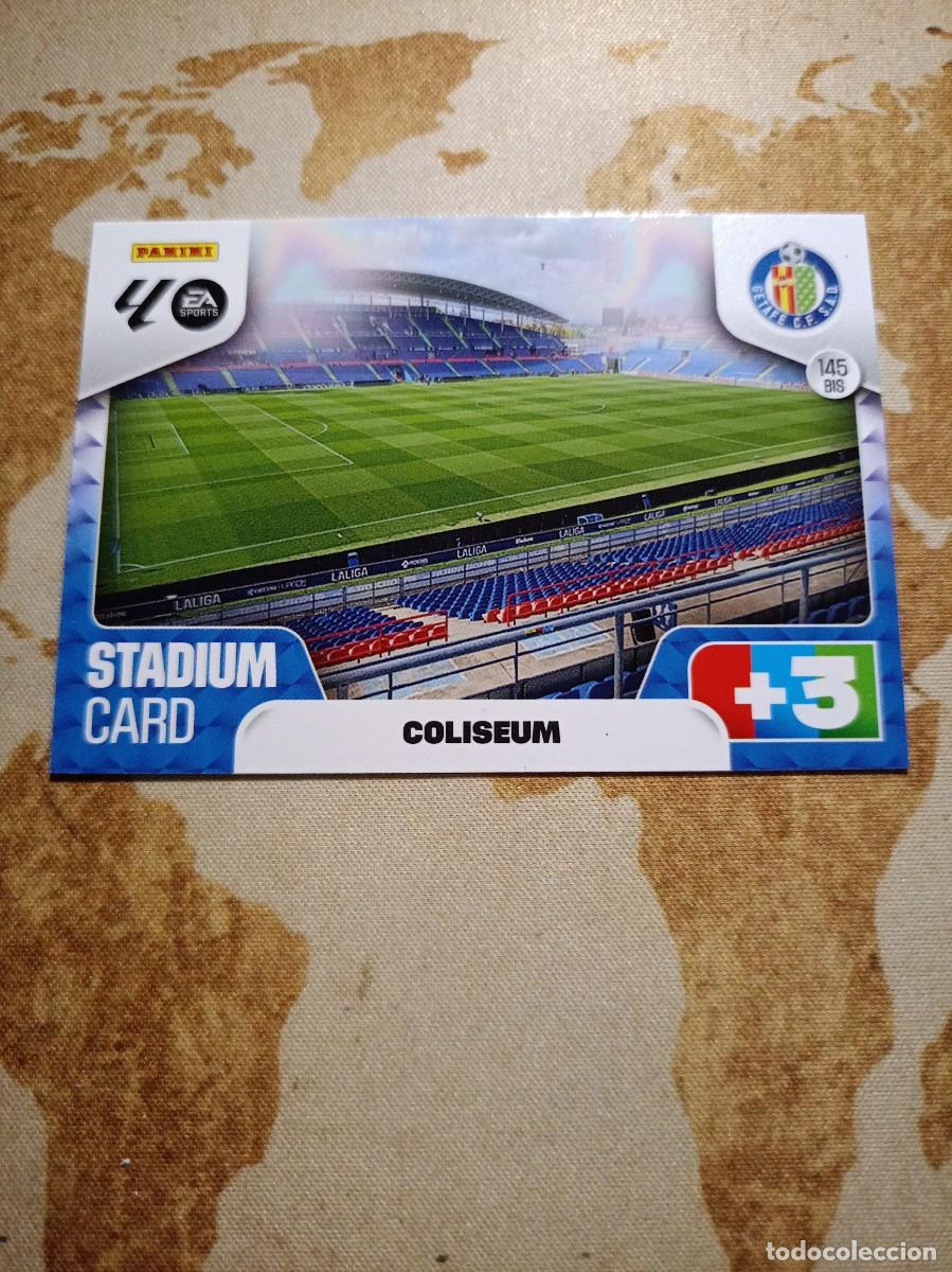 Cromos de f&uacute;tbol: Getafe 145 bis ESTADIO COLISEUM Adrenalyn 2025-26