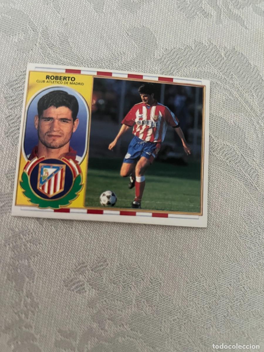 Cromos de f&uacute;tbol: ROBERTO AT MADRID SIN PEGAR LIGA ESTE 1996 1997