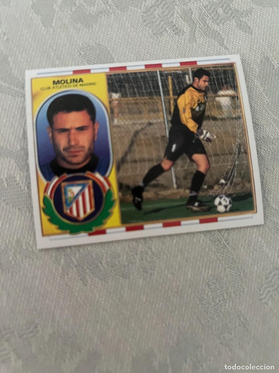 Cromos de f&uacute;tbol: MOLINA AT DE MADRID SIN PEGAR LIGA ESTE 1996 1997