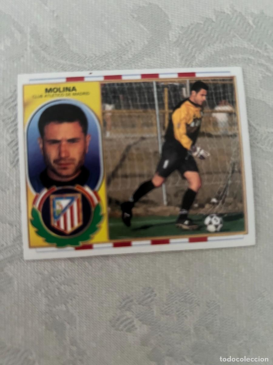 Cromos de f&uacute;tbol: MOLINA ATLETICO DE MADRID SIN PEGAR LIGA ESTE 1996 1997