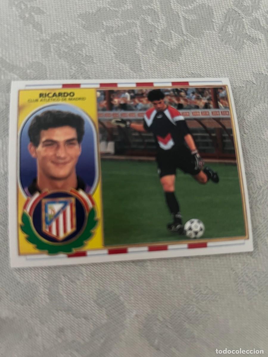 Cromos de f&uacute;tbol: RICARDO ATLETICO DE MADRID SIN PEGAR LIGA ESTE 1996 1997