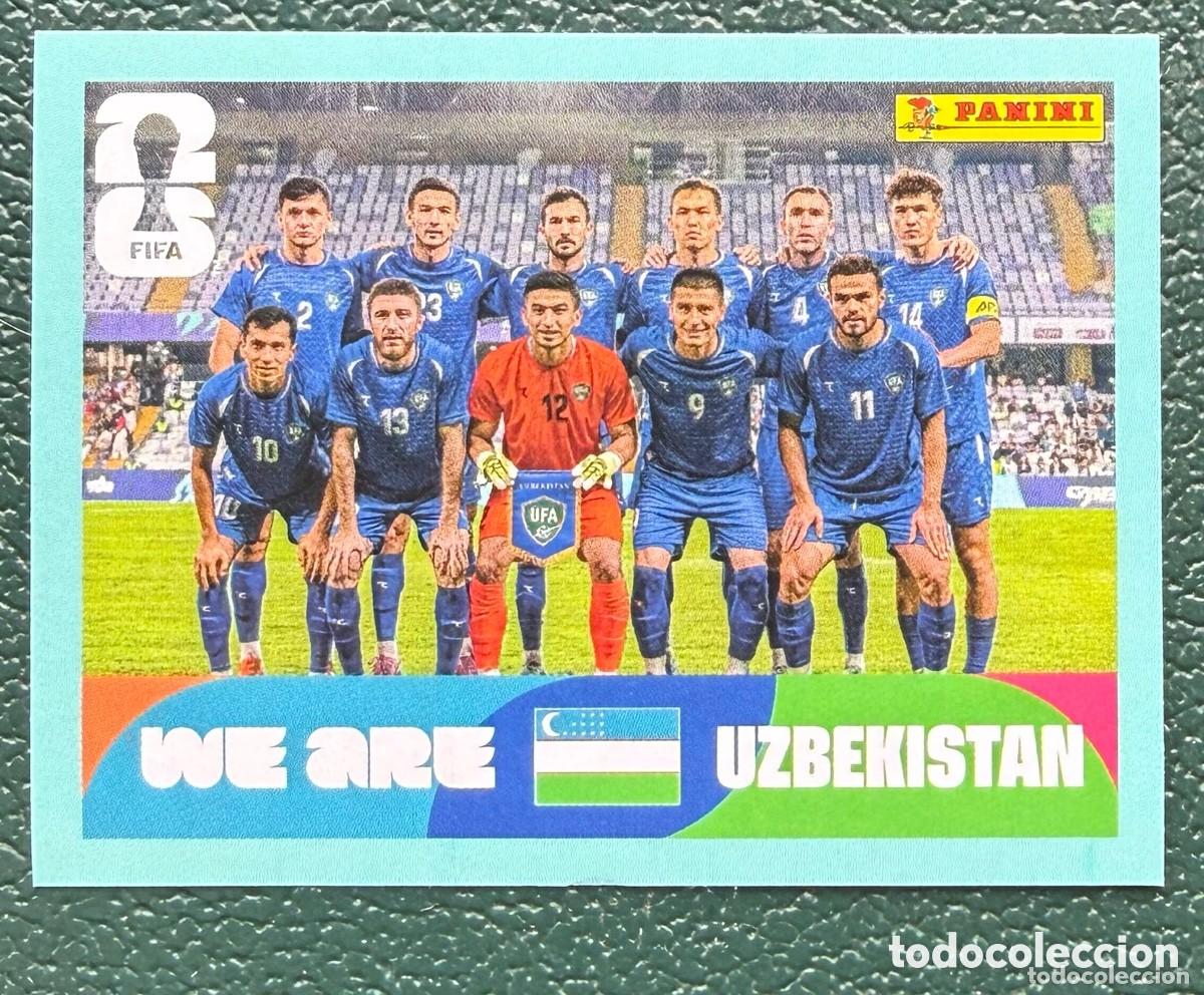 Cromos de f&uacute;tbol: UZB 13 ALINEACION UZBEKISTAN CROMOS ALBUM FIFA WORLD CUP MUNDIAL 2026 PANINI