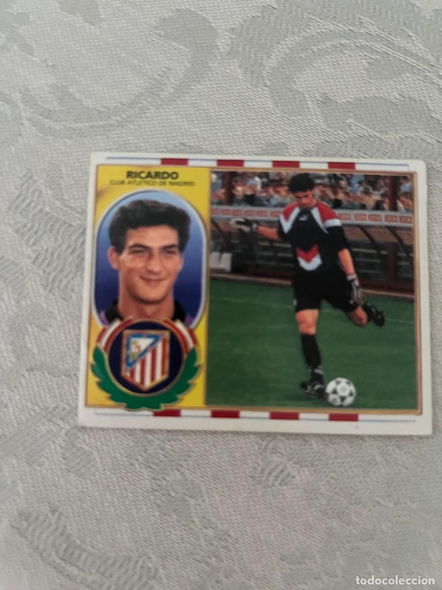 Cromos de f&uacute;tbol: RICARDO ATLETICO DE MADRID SIN PEGAR LIGA ESTE 1996 1997