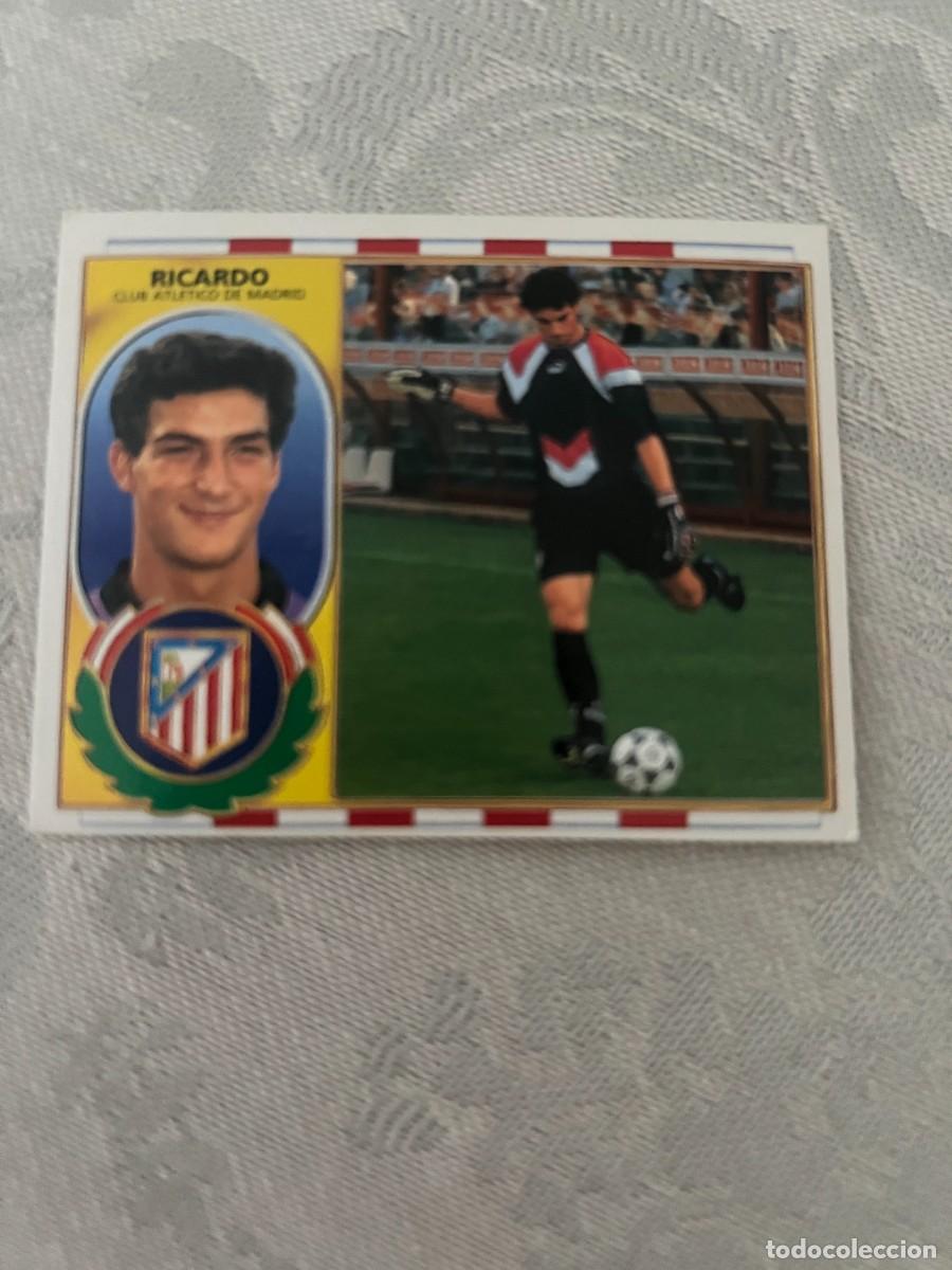 Cromos de f&uacute;tbol: RICARDO ATLETICO DE MADRID SIN PEGAR LIGA ESTE 1996 1997