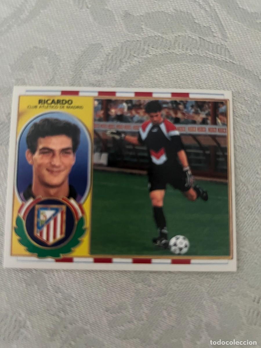 Cromos de f&uacute;tbol: RICARDO ATLETICO DE MADRID SIN PEGAR LIGA ESTE 1996 1997