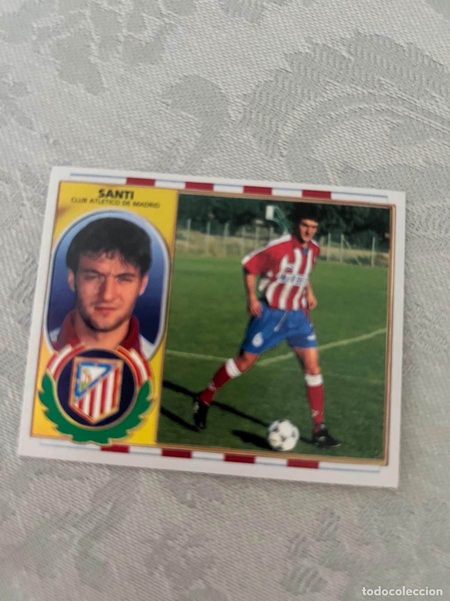 Cromos de f&uacute;tbol: SANTI ATLETICO DE MADRID SIN PEGAR LIGA ESTE 1996 1997