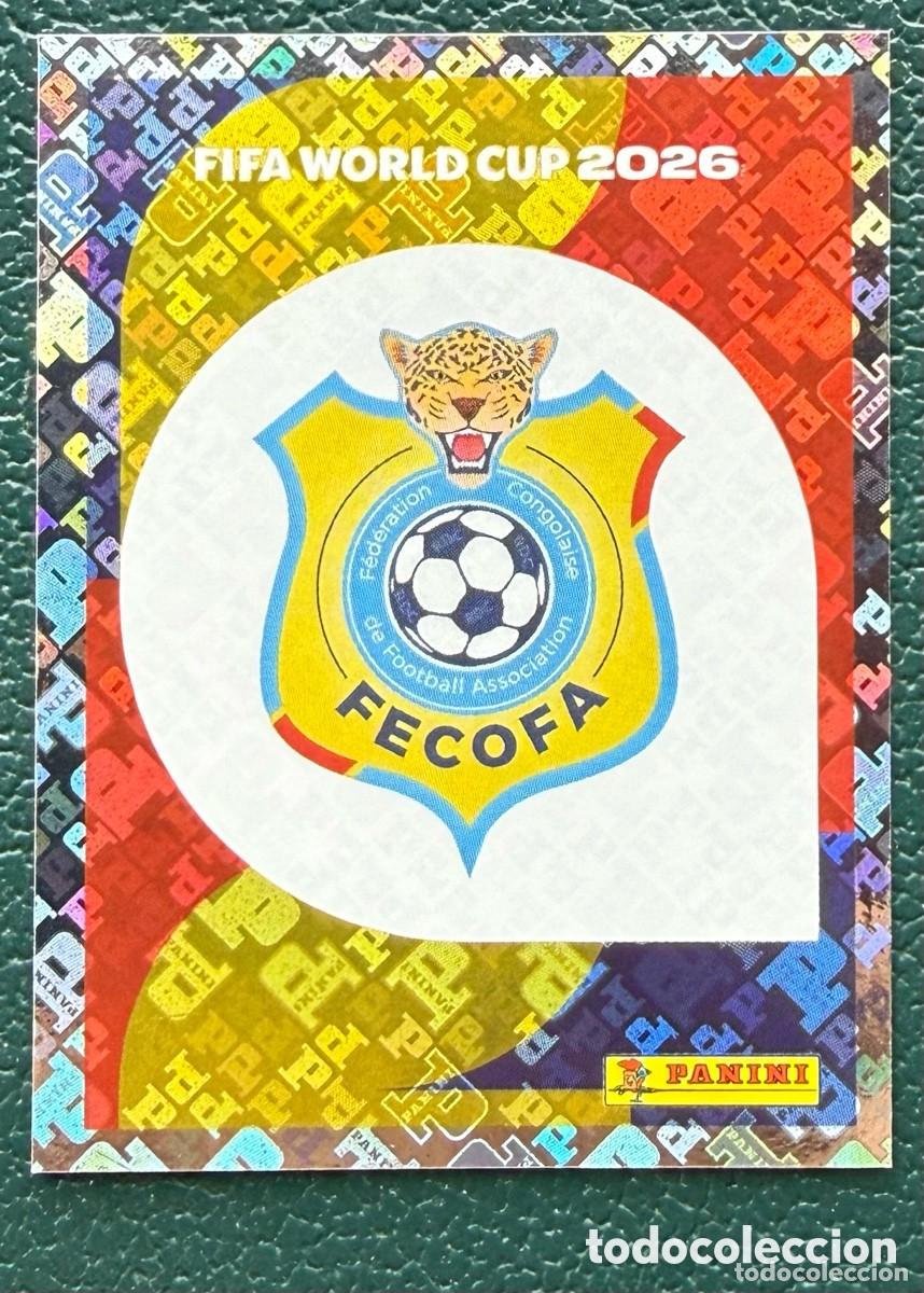 Cromos de f&uacute;tbol: COD 1 ESCUDO REPUBLICA DEL CONGO CROMOS ALBUM FIFA WORLD CUP MUNDIAL 2026 PANINI